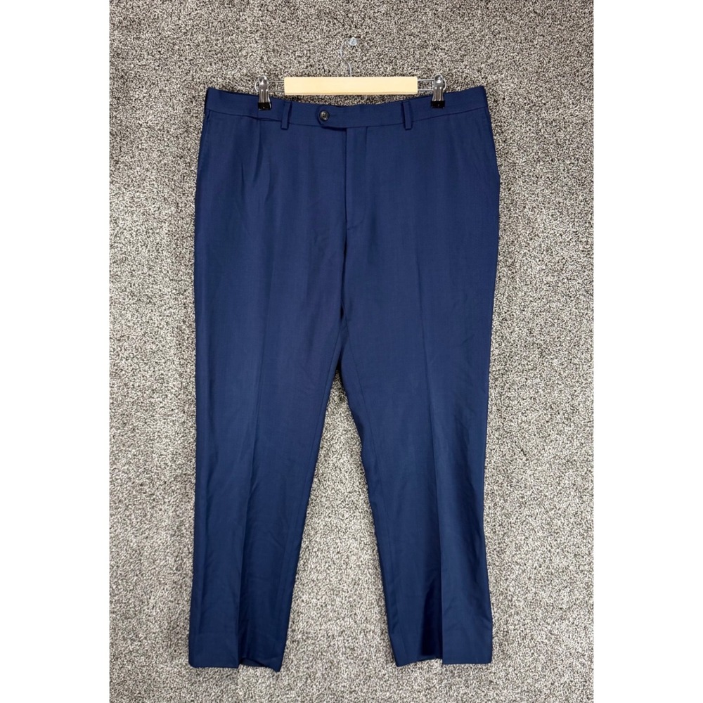 Suitsupply Brescia Dress Pants Mens 38/30 Blue Wool Vitale Barberis Canonico